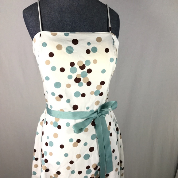 Jessica Howard size 10 White Polka Dot Dress - Picture 1 of 8